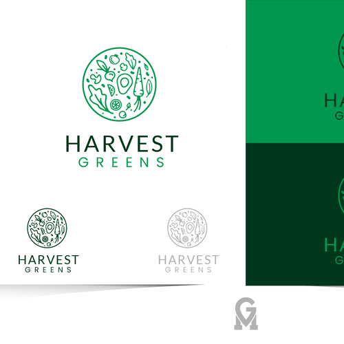 New Fast Casual Greens Based Food Concept Design our Signage, Logo to launch our concept Design by M.G. designs