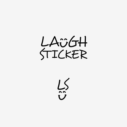 Wanted Logo Design For Laugh Sticker おもしろステッカーを販売するlaugh Stickerをイメージさせる ロゴをデザインしてください Logo Design Contest 99designs