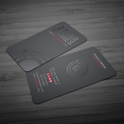 Design A Nice Looking Business Card For Game Company Business Card Contest 99designs