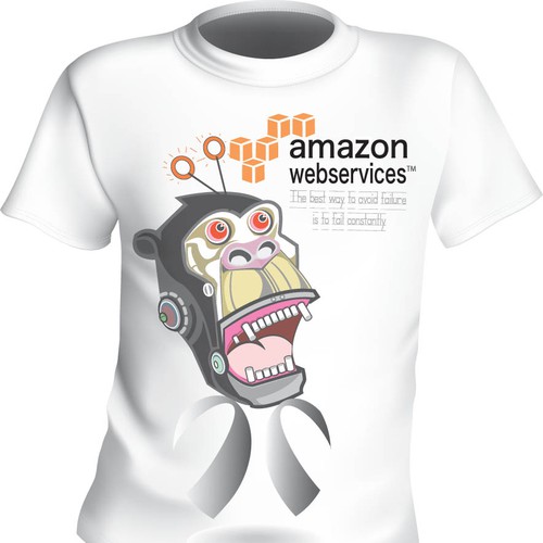 Design the Chaos Monkey T-Shirt Diseño de Artstatik