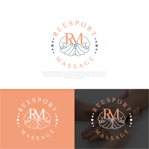 Eye Catching Massage Therapist Logo for Window Sign Design by CHICO_08