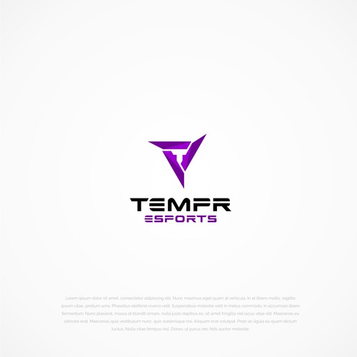 Logo for TEMPR Esports Design by R.one