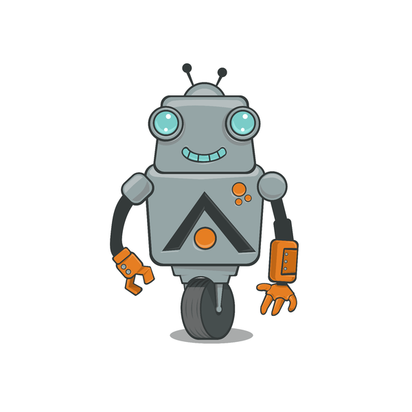 Robot illustration for ASIMOV