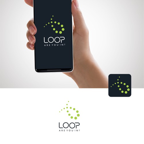 (GUARANTEED) Fun Logo for App: Loop - Are you In? Design by Brain.co