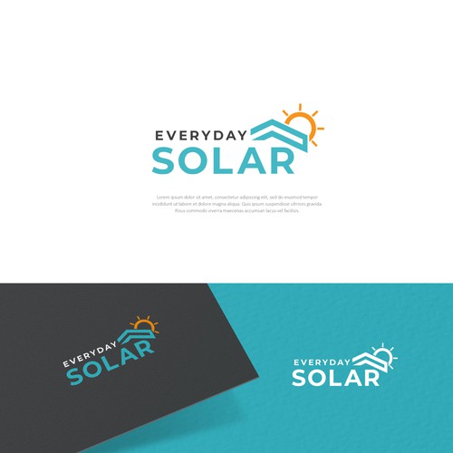 Everyday Solar Logo Design Diseño de Bali Studio √