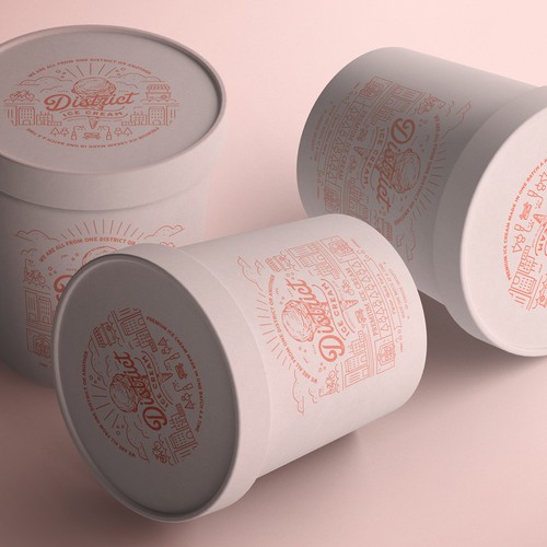 'Cool' NEW Ice Cream Pint design Design by J U L I A