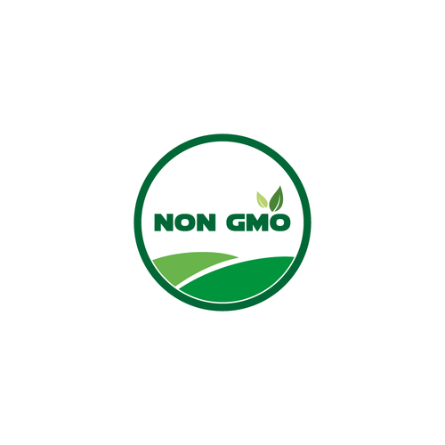 Design Food Packaging NON-GMO Logo di abdulluqmanatwork