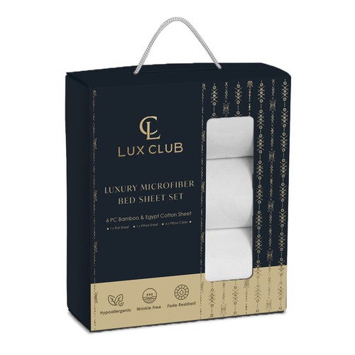 Design In-Store Packaging for Bed Sheets Design by Lisa Ly