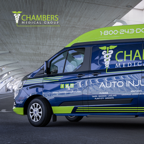 Creative Car Wrap Design for Medical Clinic Design by My Idea Studio