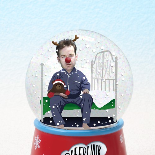 Mike Birbiglia’s “Sleepwalking Through Christmas” Card Design by KevinBee