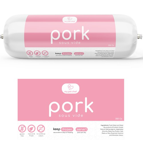 Premium Fresh Dog Food Design by Sukira