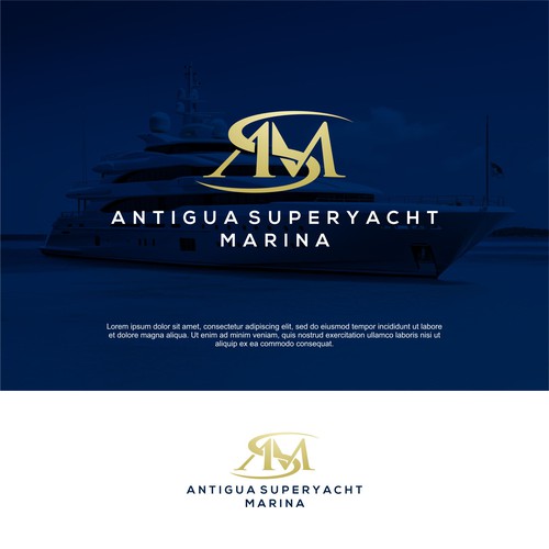 Logo for Antigua Superyacht Marina Design by lrasyid88