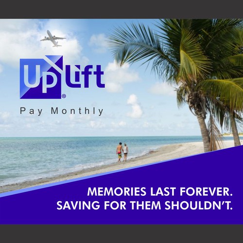 Design a catchy ad for JetBlue + UpLift Pay Monthly Banner ad contest