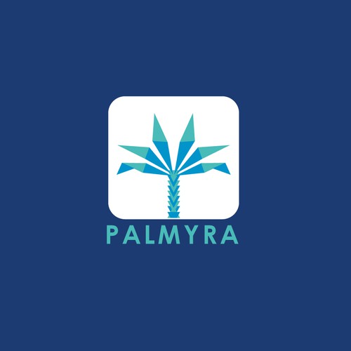 Palmyra Logo Context - Mix of History and Technology Design by ZOM