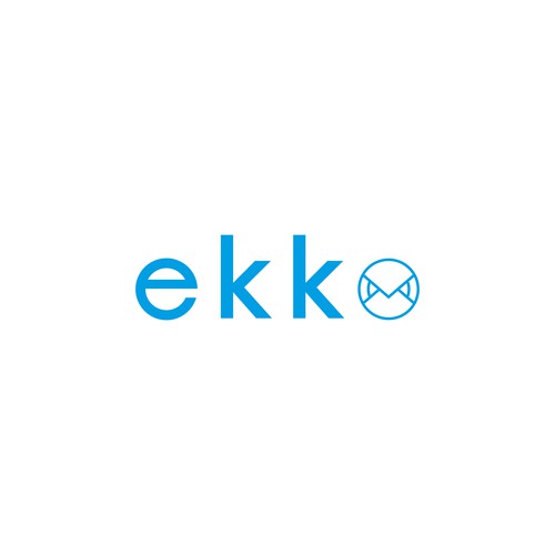 SIMPLE LOGO - ekko Letters then dm after Design by SP-99