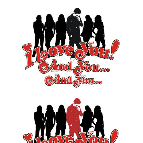 コンペ「"I Love You! And You... And You..." [LOGO - $355]」のデザイン by AmazingGさん 