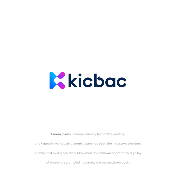 Design by daywin™ titled "logo concept for kicbac"