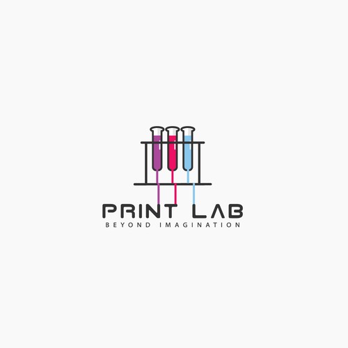 Request logo For Print Lab for business   visually inspiring graphic design and printing Design by Mac Halder ™