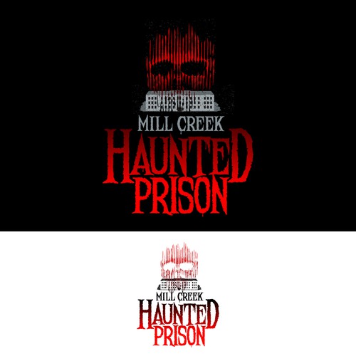 Designs Mill Creek Haunted Prison Logo design contest