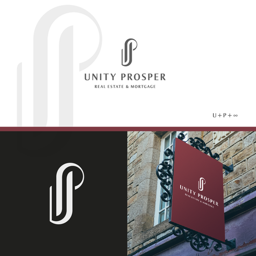 ~ LOGO  FOR REAL ESTATE FUND ~ UNITY PROSPER Design by deerlogo