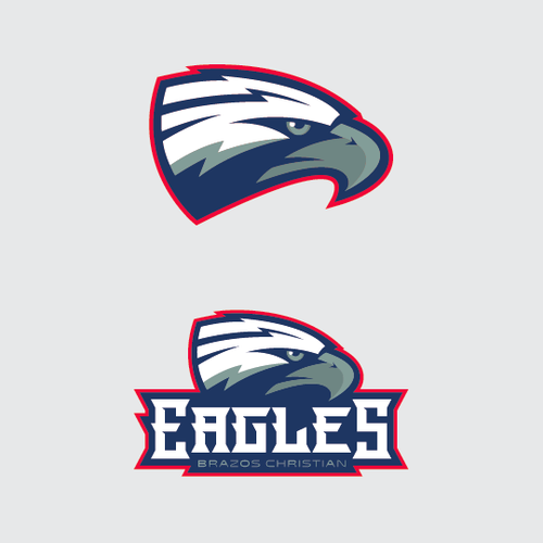 Design an orignal EAGLE mascot for Brazos Christian School Design by jenhar