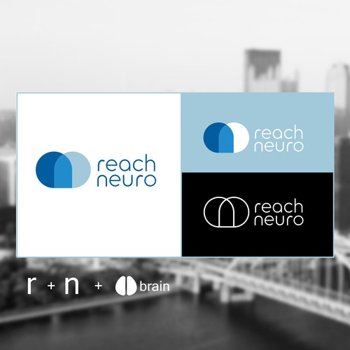 Logo for neurotechnology company Design by TomTruck Design