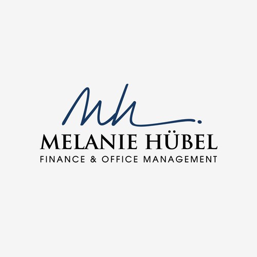 "Logo für eine Virtuelle Assistenz im Bereich Orga & Finance" winning Signage
