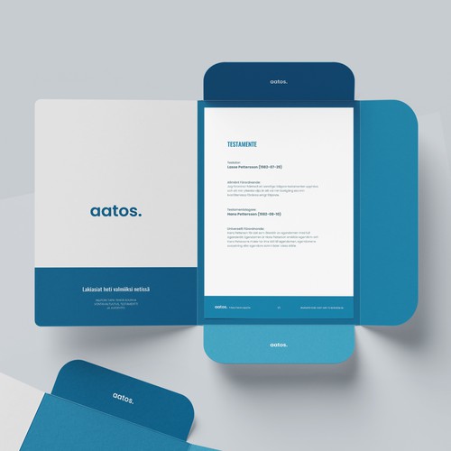 Stationaries for legal docs! (A4 Envelope, Folder, A4 Document) Ontwerp door binggo™