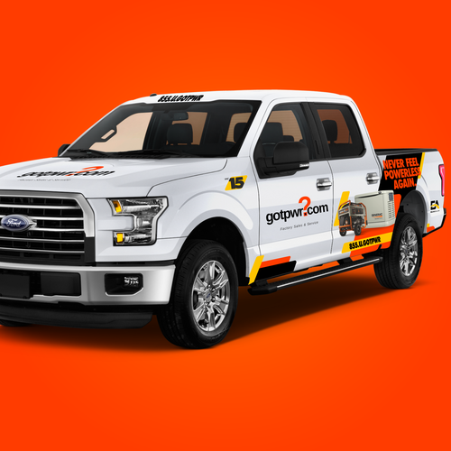 Create a new POWERFUL wrap design for generator company! | Car, truck ...