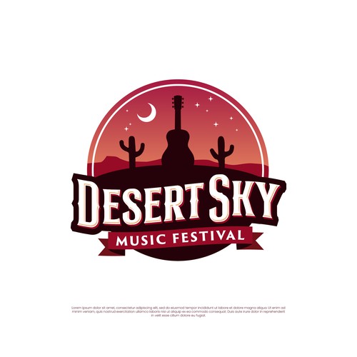 Desert Sky Music Festival Design by Cecilia0409