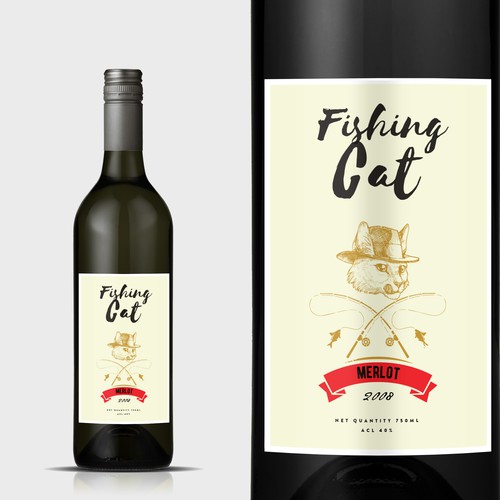 Design a modern wine label for a small new independent brand in India's emerging market (our wine bottled in Italy) Design by mata_hati