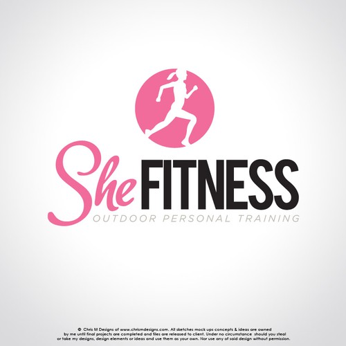 Modern Creative Logo For She Fitness Logo Design Contest