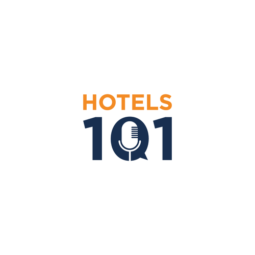 Create a logo for a podcast called - Hotels 101 - incorporate a hotel in the logo Design by -Tofu SMD™-