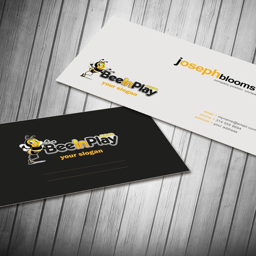 Help BeeInPlay with a Business Card Diseño de Zetka