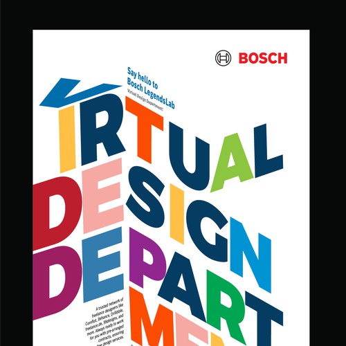 Flyer design for BOSCH; progressive service offering Design by Muhammad Shahrooz