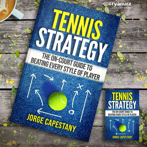 Tennis Strategy Book cover Book cover contest