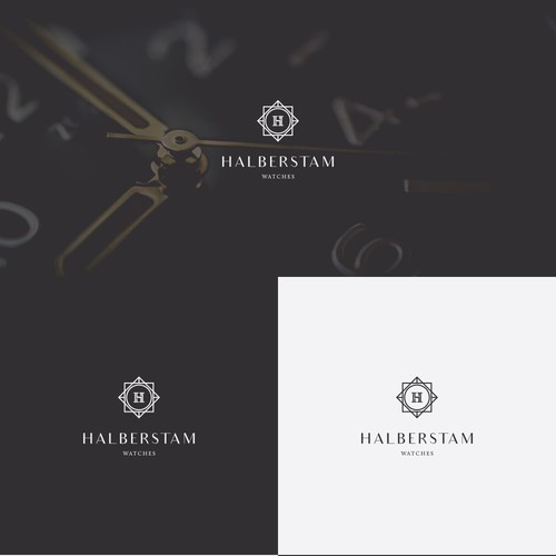 Create rounded 'H' logo for  Halberstam's watches Réalisé par threatik®