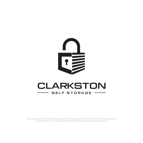 Self Storage Logo | Clarkston Self Storage Design by ꜱᴀᴍɪʀ