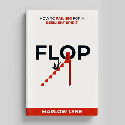 Design a book cover for a book called "FLOP" ! Design by Purushotham49
