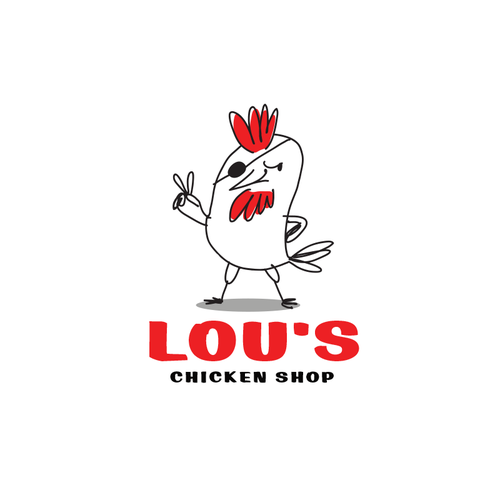 Fried Chicken Shop Logo Design by DaliaKK