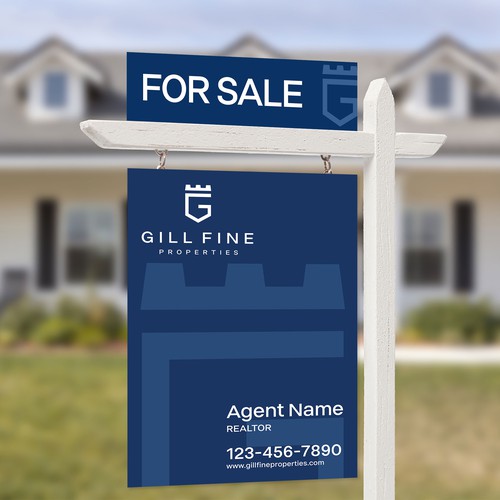 Design yard signs for up and coming luxury real estate brokerage Design by SoftSkills