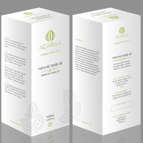 Creative Packaging Design for Natural Cosmetic Line Design by milan.kelecevic
