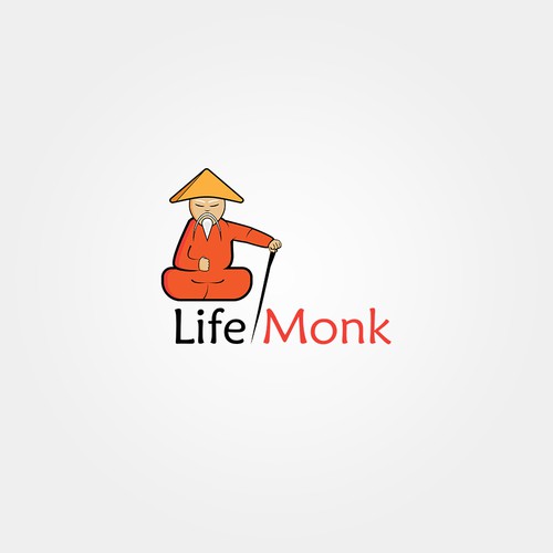 Design a playfully badass wise old man logo for LifeMonk Design by Kovacev