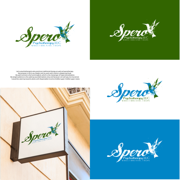 Design by lestari @rt titled "Design a holistic logo for psychotherapy practice"