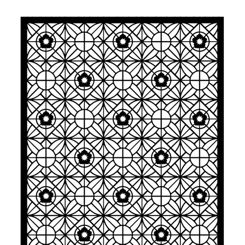 Pattern design for an interior-design element for a hotel in Bali Design by QPR