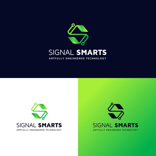 Design a Modern, Geometric Logo for Signal Smarts: We are Network and Wireless Technology Artists!! Design réalisé par cs_branding