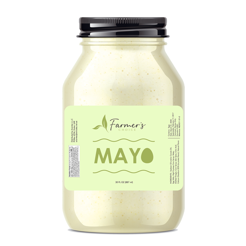 Mayonnaise Label Design by Leila Amorim