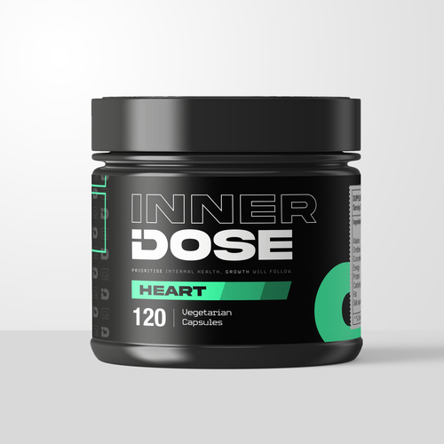 Minimal supplement bottle label design for male elite athletes Design by Mousers