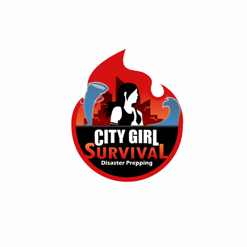 DESIGN a captivating logo for an EMERGENCY/PREPER website for urban WOMEN Ontwerp door kaecilius