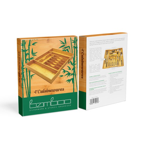 Design a Package on a box for Cuisinewares in the kitchen space ...